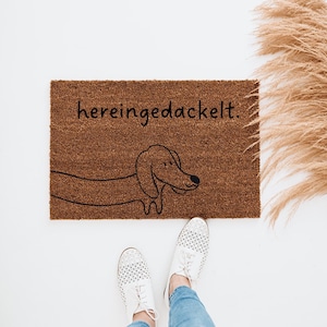 Dachshund Doormat, Dachshund Doormat, Funny Doormat, Dog Doormat, Funny Doormat, Doormat, Gift Apartment