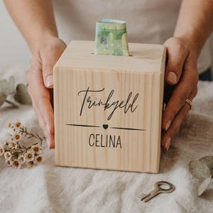 Fooienpot, spaarpot, fooi, fooienpot, koffiepotje, gepersonaliseerde fooienpot, spaarpot voor volwassenen, fooienpot