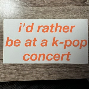 Adesivo para carro Concerto Kpop