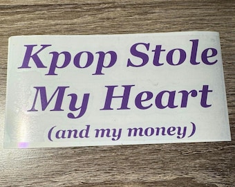 Pegatinas para parachoques de Kpop/Kdrama