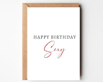 Sexy Birthday Card - Etsy
