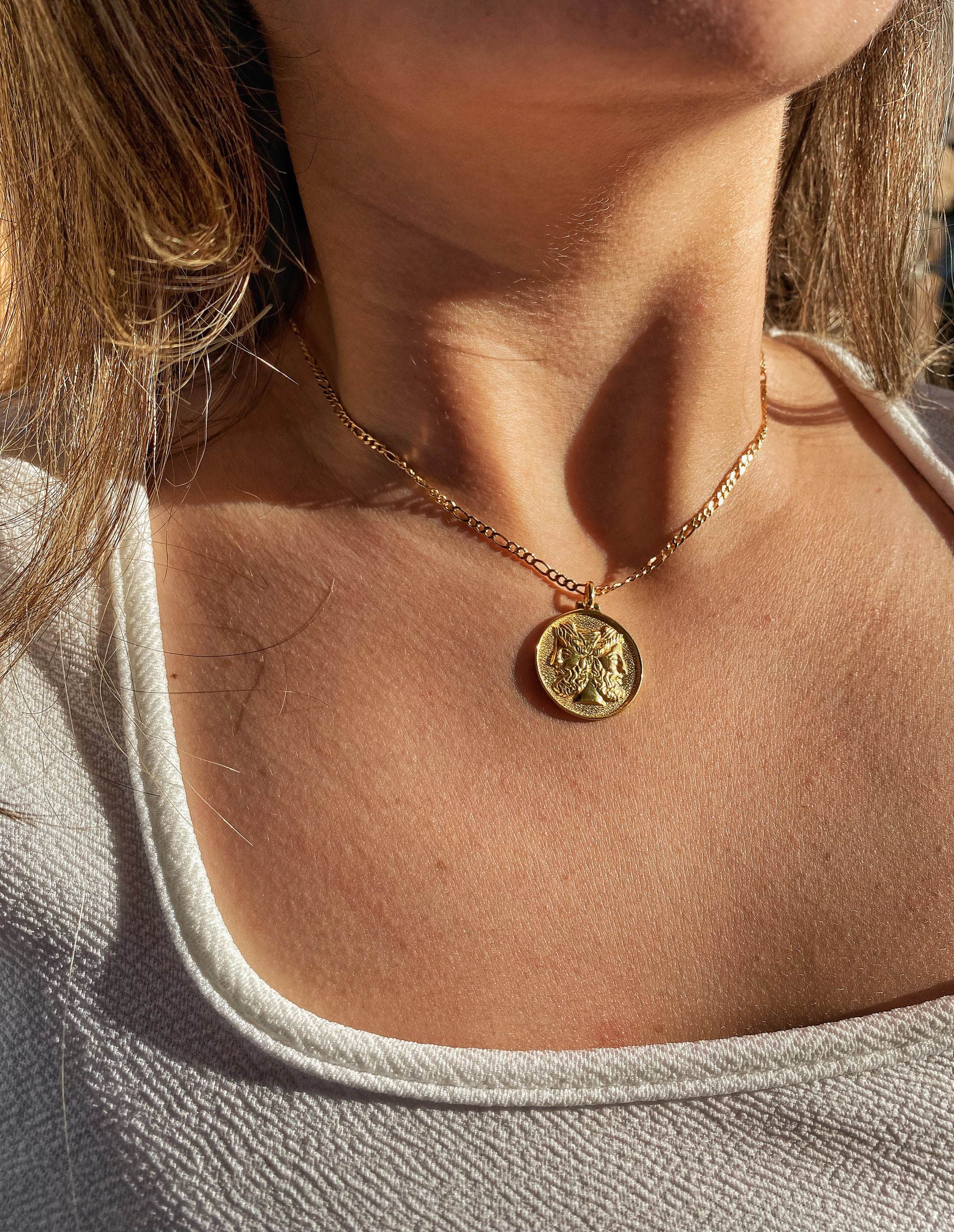 Vivienne Westwood Janus Pendant Necklace in Metallic for Men