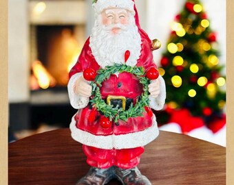 Hand Painted Old World Santa--pecan Resin--germany, World Wood
