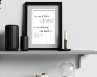 Feminist Empowerment Art Print | Women's Day Gift | Digital Download