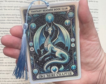 Fantasy reader Tarot card Bookmark, holographic bookmark, Gothic Bookmark, Booktok Bookmark, Bookish Gifts for Readers,