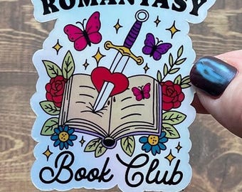 Romantasy book club, Bookish sticker, Smut sticker, Book tropes, Bookish sticker, Reader sticker, Sticker for Kindle