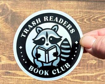 Trash reader sticker, smut, romance sticker, book sticker, kindle sticker, bookish sticker, book stickers, stickers for kindle, book merch