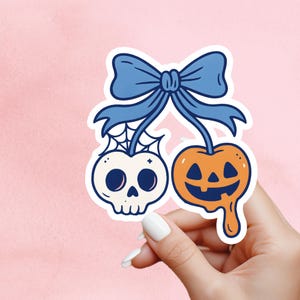 Halloween sticker, spooky sticker, kindle sticker, book sticker, kindle sticker, bookish sticker, book stickers, spooky pumkin sticker