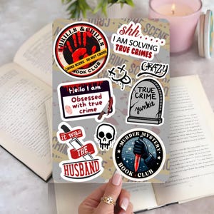 Kindle Insert, true crime kindle, thriller reader, kindle insert For Clear Case, bookish kindle insert, kindle Paperwhite, kindle basic