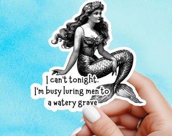 Femin rage Sticker, funny feminist sticker, Vintage Woman Sticker, Greek mythology, Dark Academia sticker, Goth Sticker, mental health