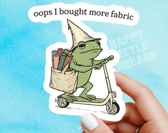 Sewing sticker, sewing machine sticker, quilting sticker, quilting gift, sewing sticker, craft sticker, kindle sticker