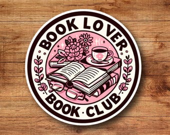 Book lover sticker, romance, holographic, book sticker, kindle sticker, bookish sticker, book stickers, stickers for kindle, book merch,