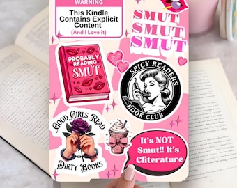Smut kindle insert, kindle insert, smut, smut reader, Kindle Insert For Clear Case, dark romance kindle insert, kindle Paperwhite,