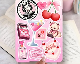 Kindle Insert, kindle insert For Clear Case, bookish kindle insert, kindle skin, kindle Paperwhite, kindle basic, cute kindle accessory