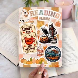 Fall Kindle Insert For Clear Case, Halloween kindle insert, autumn kindle insert, kindle skin, kindle Paperwhite, cute kindle accessory