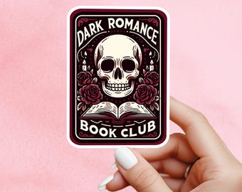 dark romance sticker, dark romance book club, book club sticker, Morally grey book sticker, kindle sticker, smut sticker, smut