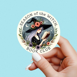 Season of the witch sticker,  witch sticker, spooky sticker,book sticker, kindle sticker, bookish sticker, book stickers, sticker for kindle