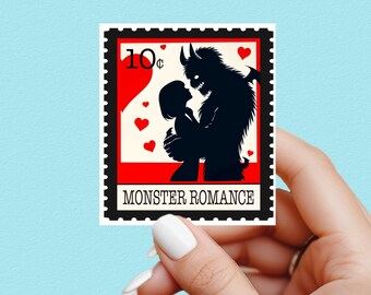 Monster romance sticker, troupe sticker, kindle sticker, book sticker, kindle sticker, bookish sticker, book stickers, book dragon sticker