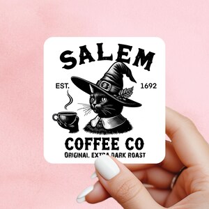 Salem sticker, Halloween sticker, spooky sticker, kindle sticker, book sticker, kindle sticker, bookish sticker, witch sticker, Salem witch