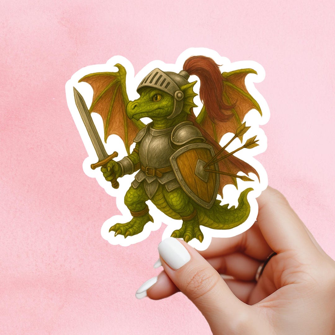 Dragon Sticker, Dragon Vinyl Sticker, Fantasy Bookish Merch, Fantasy ...