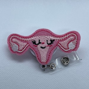 Uterus badge reel- uterus badge -uterus reel badge-obstetrician reel-obstetrician badge-labor and delivery nurse badge- obgyn gift