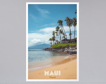 Maui Hawaii beach High quality Poster