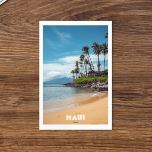 Carte postale de haute qualité Maui Hawaii
