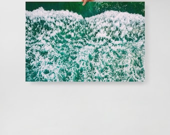 Pacific Ocean, Modern Art Print, San Diego, Calming Waves, Wall Decor, High Quality Poster