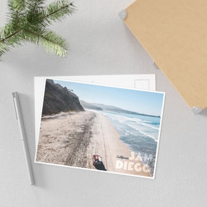 Fine Art San Diego Californie voiture de secours plage Cartes postales