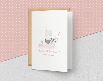 Personalized** Mother's Day Card - Meowther's Day, Cat Mom, For Cat Lovers, From A Pet