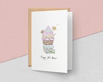 Personalized** Home owners Postcard - New House Card, New Keys, Housewarming Party, Welcome Home, Moving, You Did it!