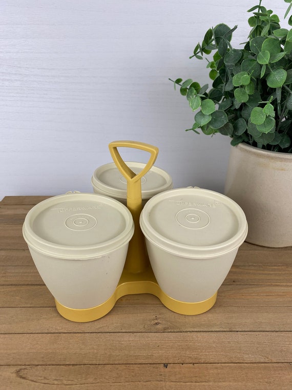 Vintage Tupperware Condiment Caddy Etsy