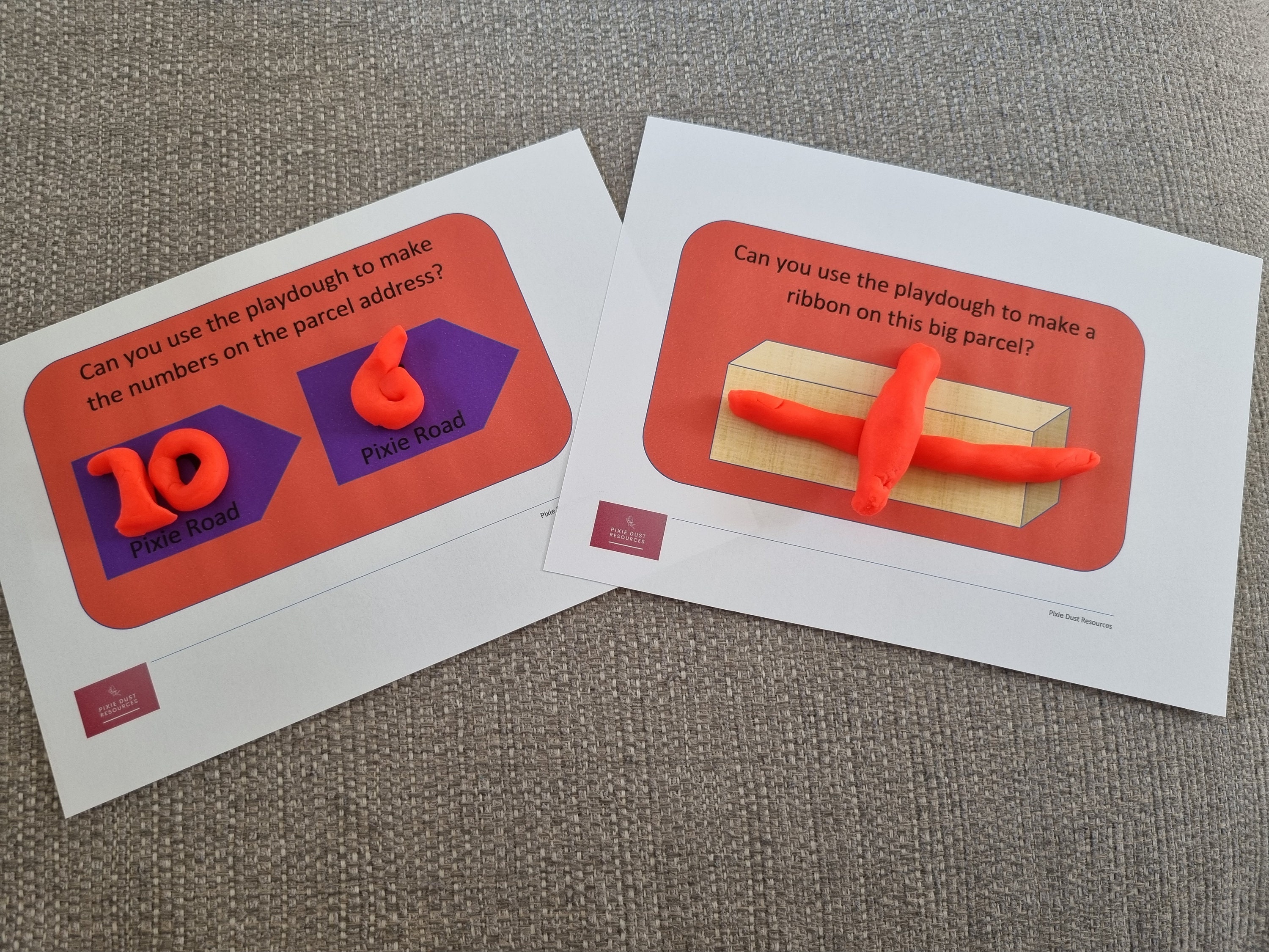 Printable Post Office Playdough Mats, Teaching Resource, Playdough ...