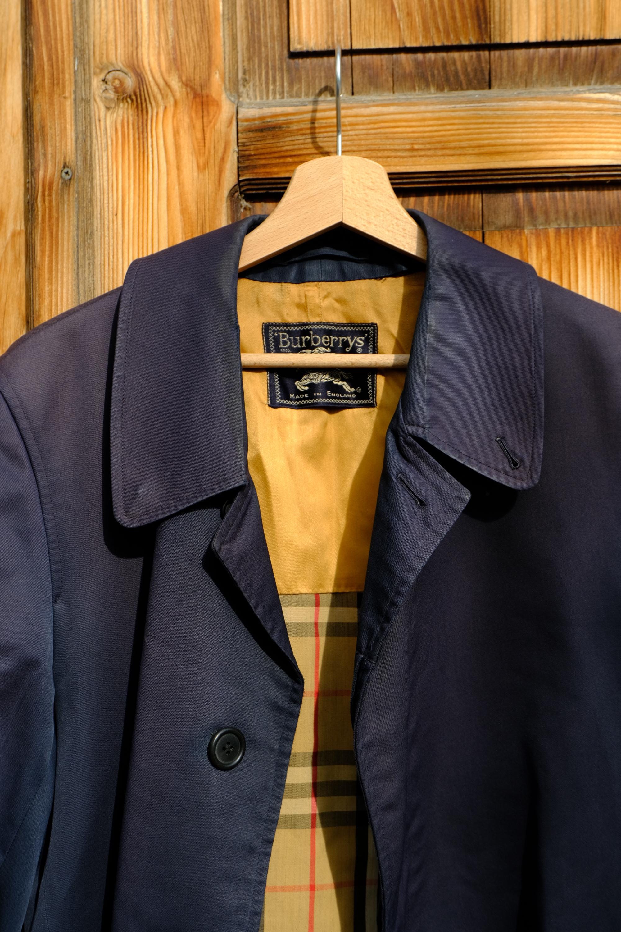 ジャケット・アウター 80s Burberrys' tweed soutien collar coat Burberry Tweed Coat - Etsy