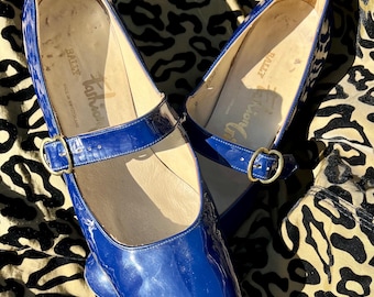 BALLY Pumps/ Vintage Pumps/ Made in Switzerland / blaue Farbe/ heels/ Grösse 39