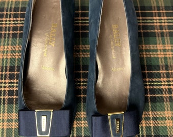Vintage bally of Switzerland women shoes / bally high heels / size 37 or 4
