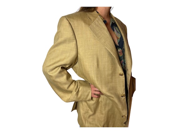 Vintage Ermenegildo Zegna Cashmere Blazer Jacket Cashmere Designer Blazer Unisex Suits Etsy Australia