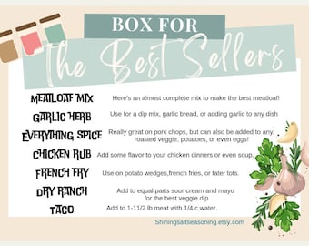 Best Sellers spice box