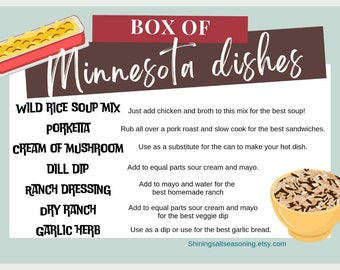 Minnesota dishes spice box