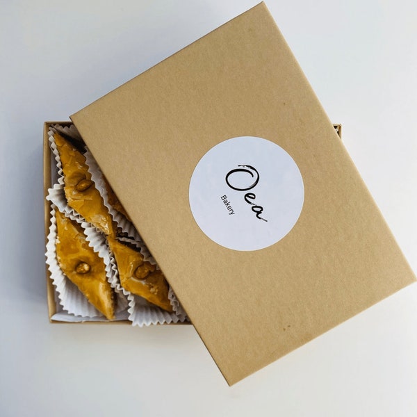 Baklava - Almond Baklava - Oea Bakery - 1.5 Ib Fresh Baklava Gift Box