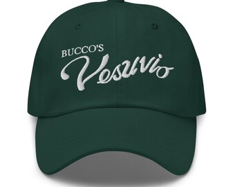 Vesuvio Sopranos Hat, Embroidered Baseball Hat, Sopranos Gift, Sopranos Fan, Multiple Colors