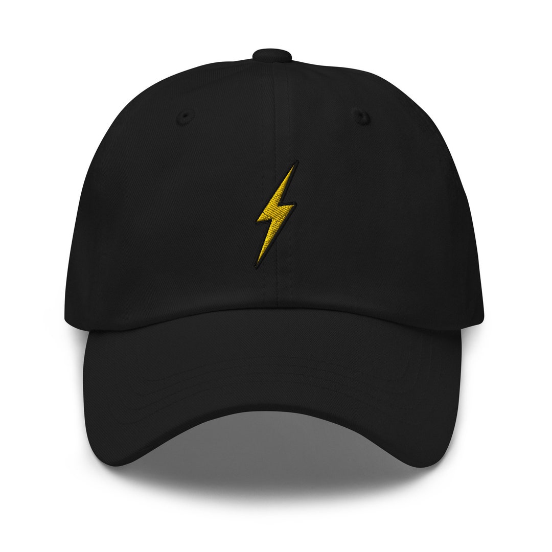 Lightning Storm Bolt Hat Embroidered Hat Lightning Bolt Hat Etsy