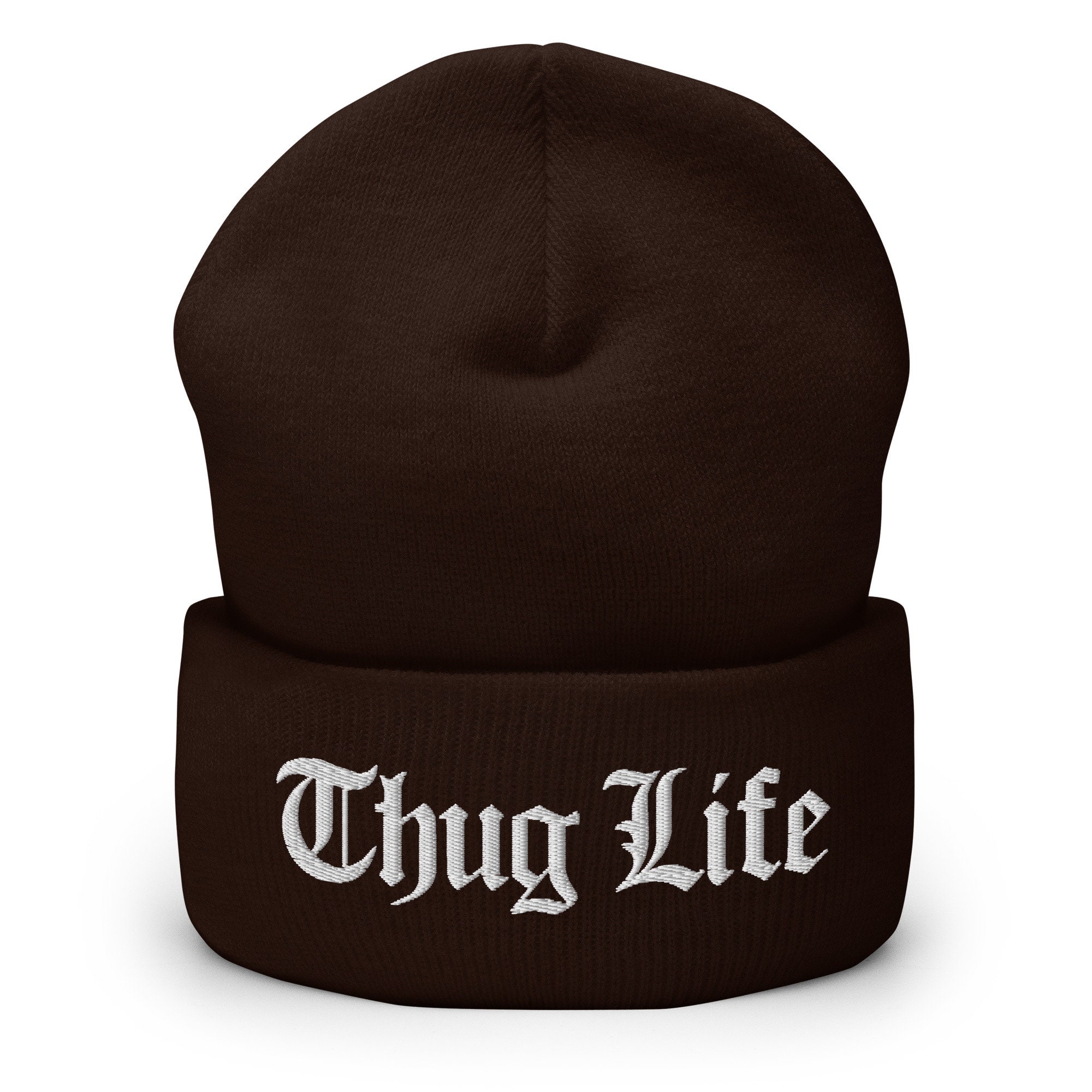 Thug Life Beanie Embroidered Beanie Funny Meme Hat Internet - Etsy Thug Life Beanie Embroidered Beanie Funny Meme Hat Internet - Etsy