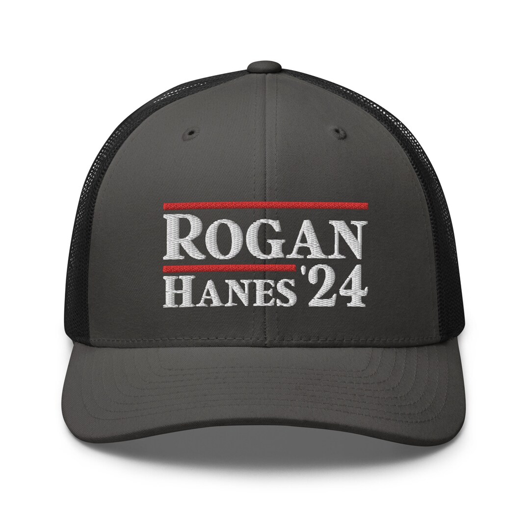 Rogan Hanes 2024 Embroidered Mesh Back Trucker Cap Rogan Etsy