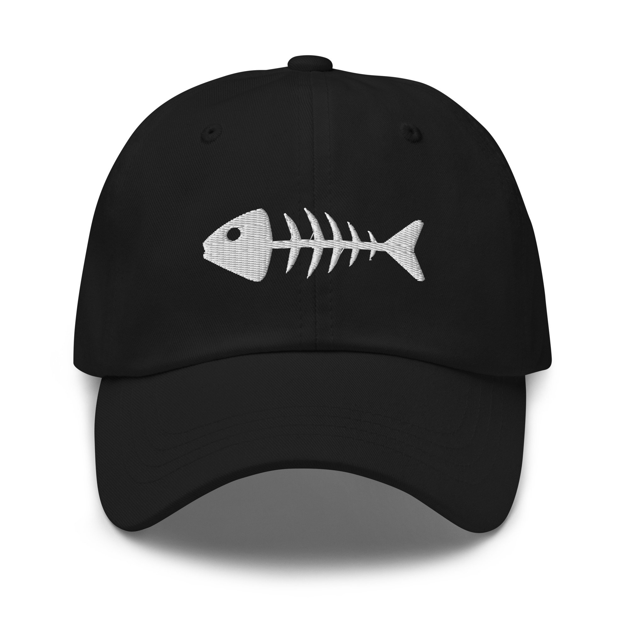 Skeleton Fish Hat Embroidered Baseball Cap Bone Fish Cute - Etsy Israel