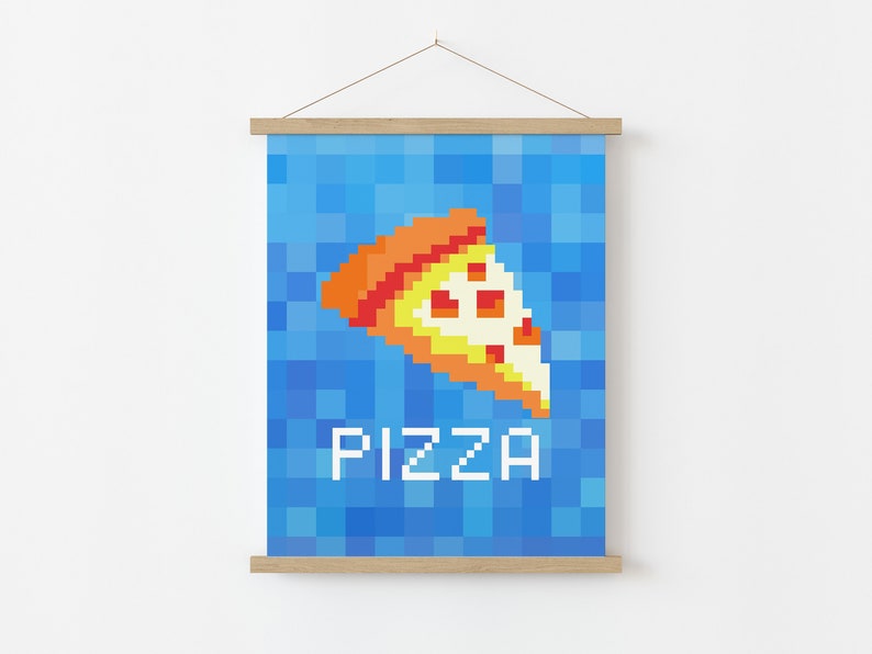 Minecraft Pizza Food Printable