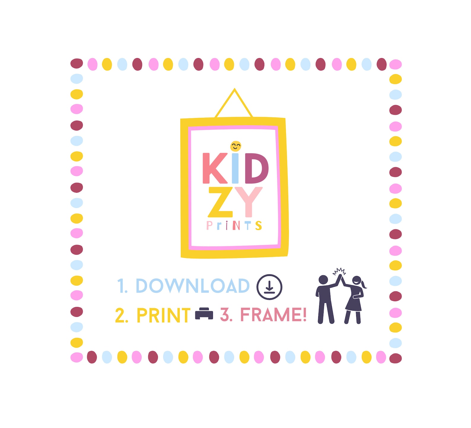 Cute Wash Your Hands Sign Printable, Kid's Bathroom Printable, Wash ...