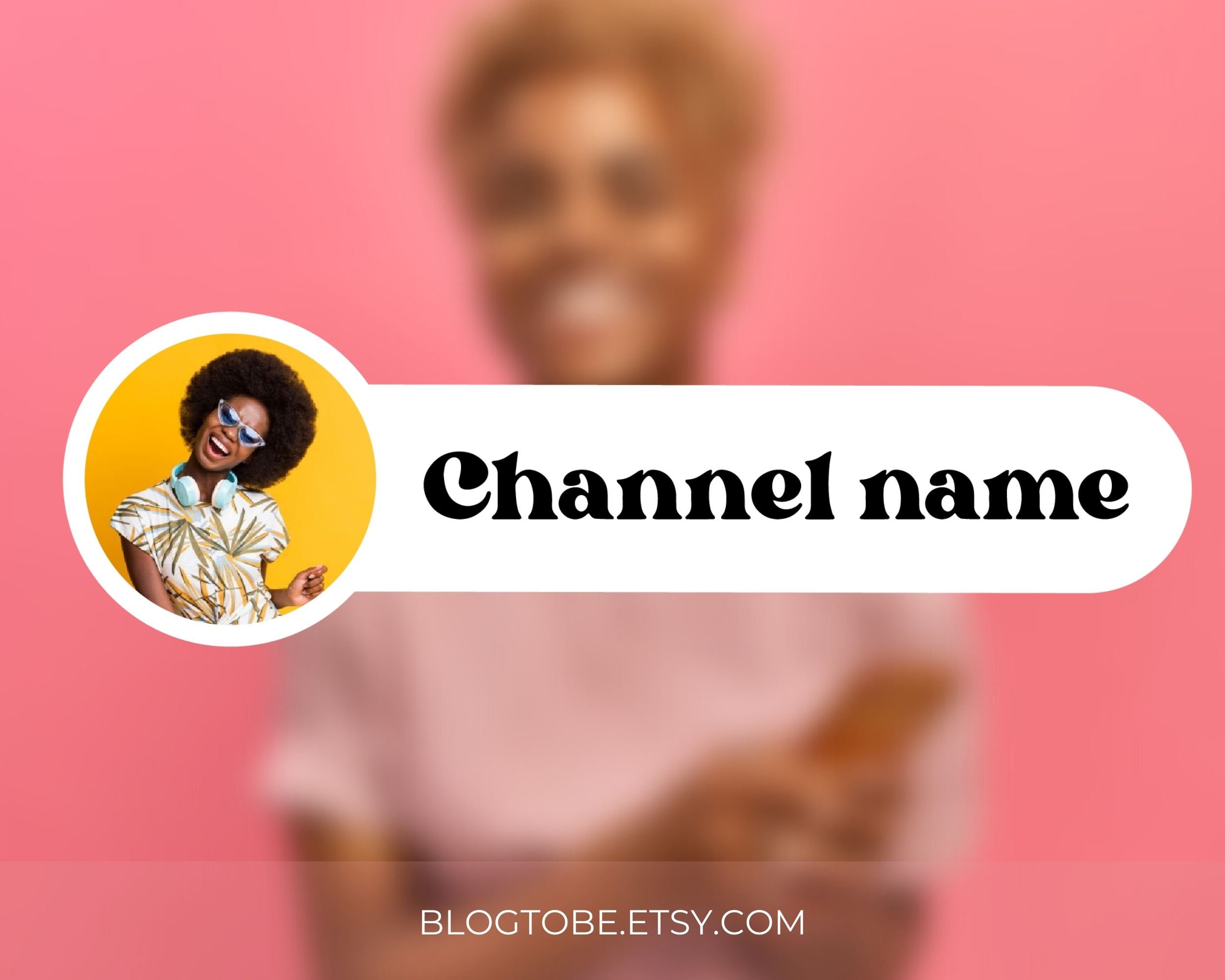 Custom Subscribe Button for Youtube Channel, Blue Purple Pastel Youtube ...