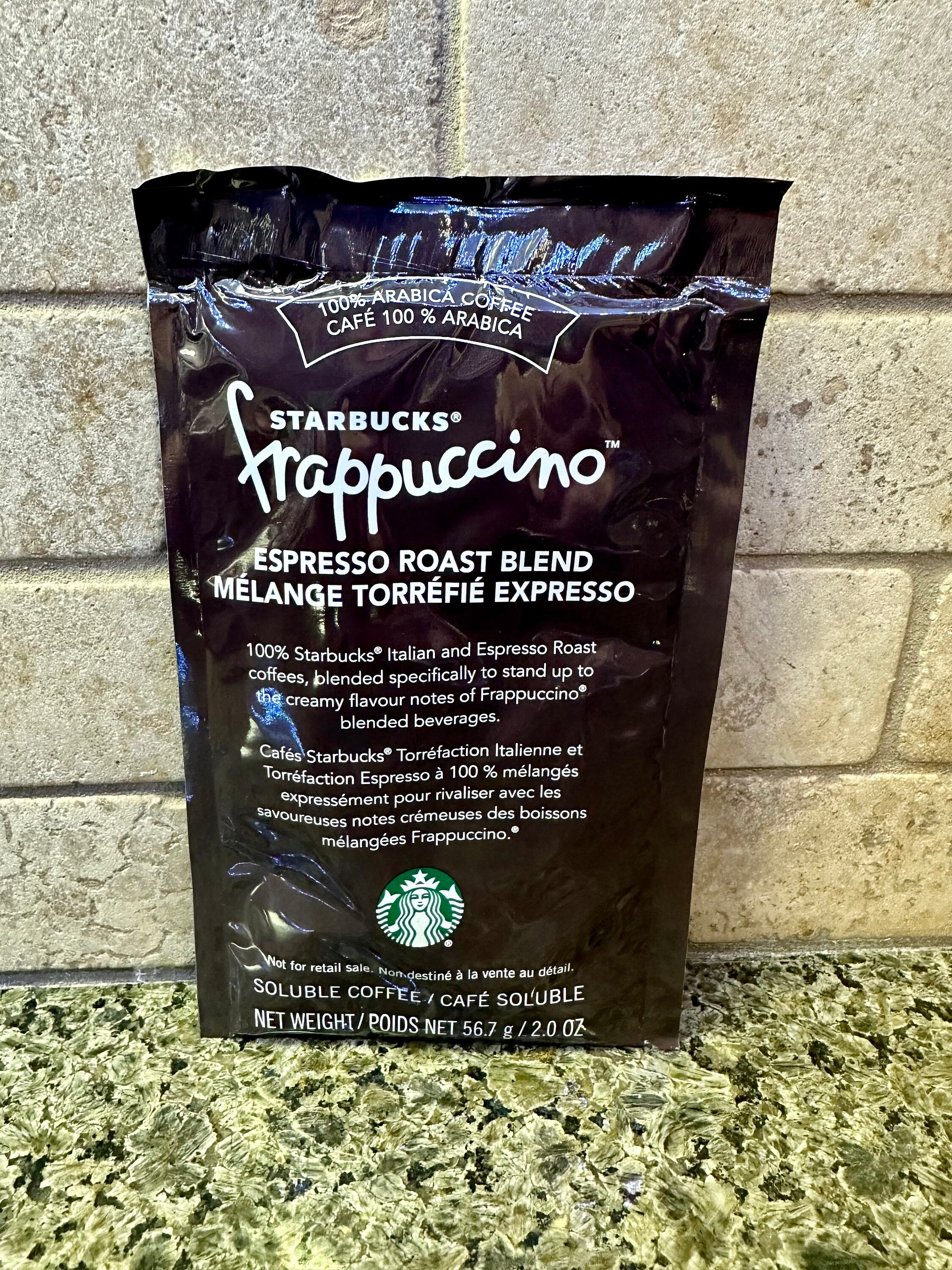 Starbucks Frappuccino Espresso Roast Blend 2 Oz 56.7g