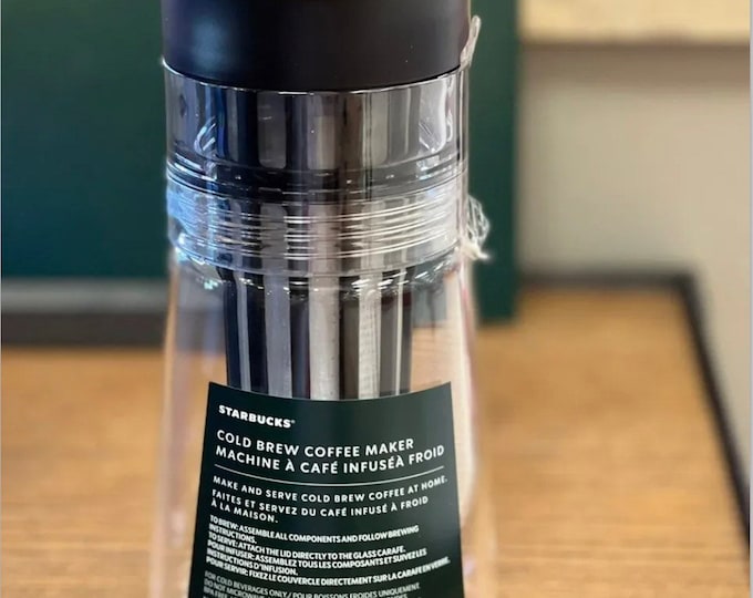Starbucks New 2022 Cold Brew Coffee Brewer Maker Pitcher 24 Oz Etsy